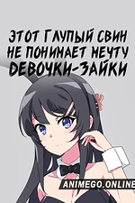 Постер к аниме Этот глупый свин не понимает мечту девочки-зайки